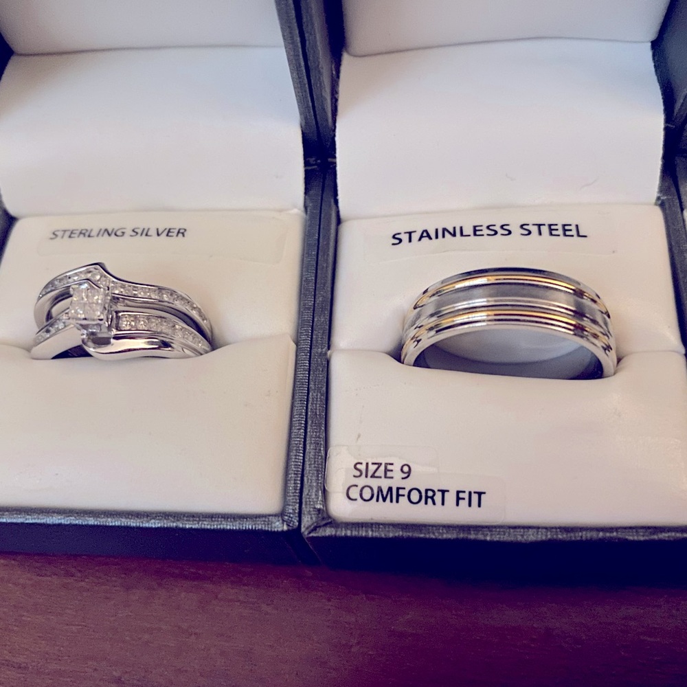 Wedding and engagement rings